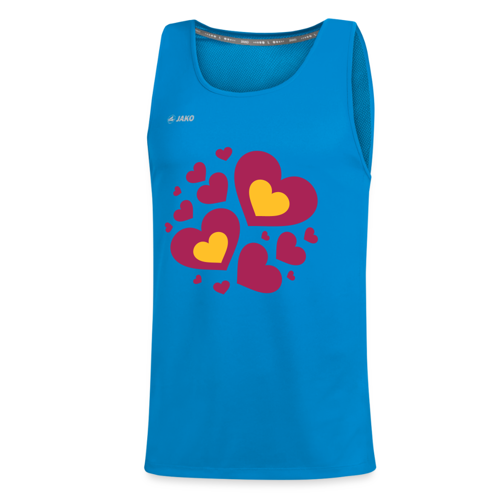 JAKO Teenager tanktop Run 2.0 - saffierblauw