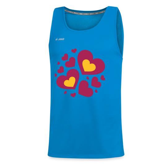 JAKO Teenager tanktop Run 2.0 - saffierblauw