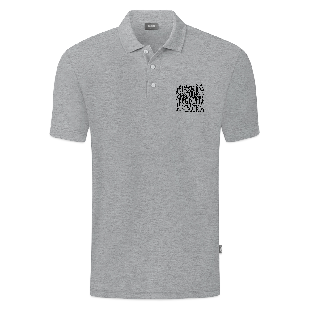 JAKO Teenager polo Organic - grijs gemêleerd