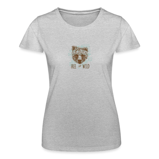 Vrouwen T-shirt van Fruit of the Loom - grijs gemêleerd