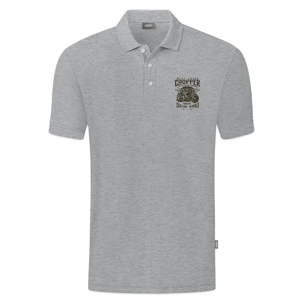 JAKO Teenager polo Organic - grijs gemêleerd