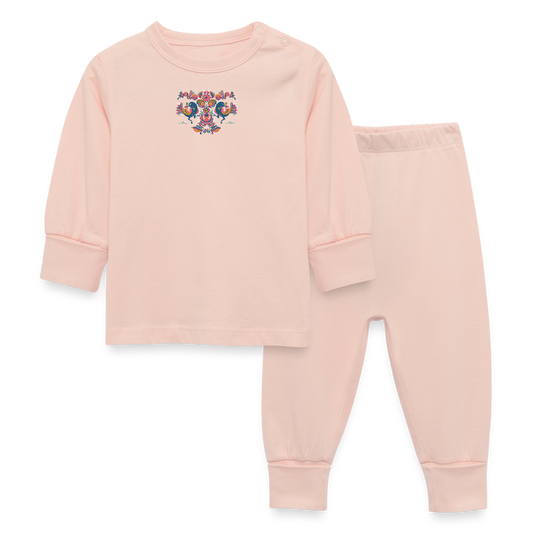 Baby-/kinderpyjama - kristalroze