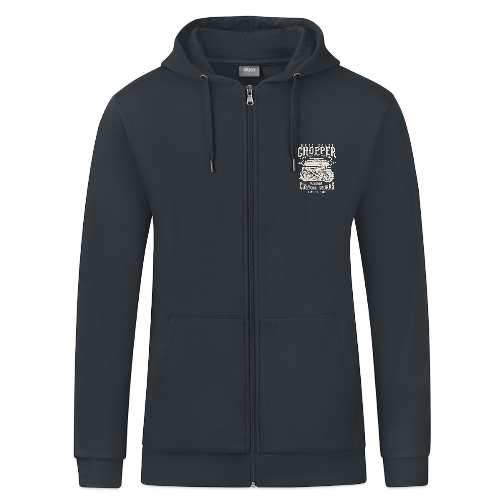 JAKO Ziphoodie Organic - houtskool