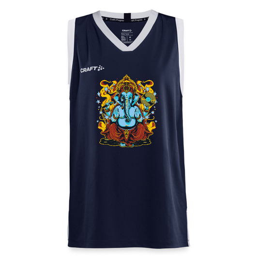 CRAFT Progress kinder-basketbalshirt - navy