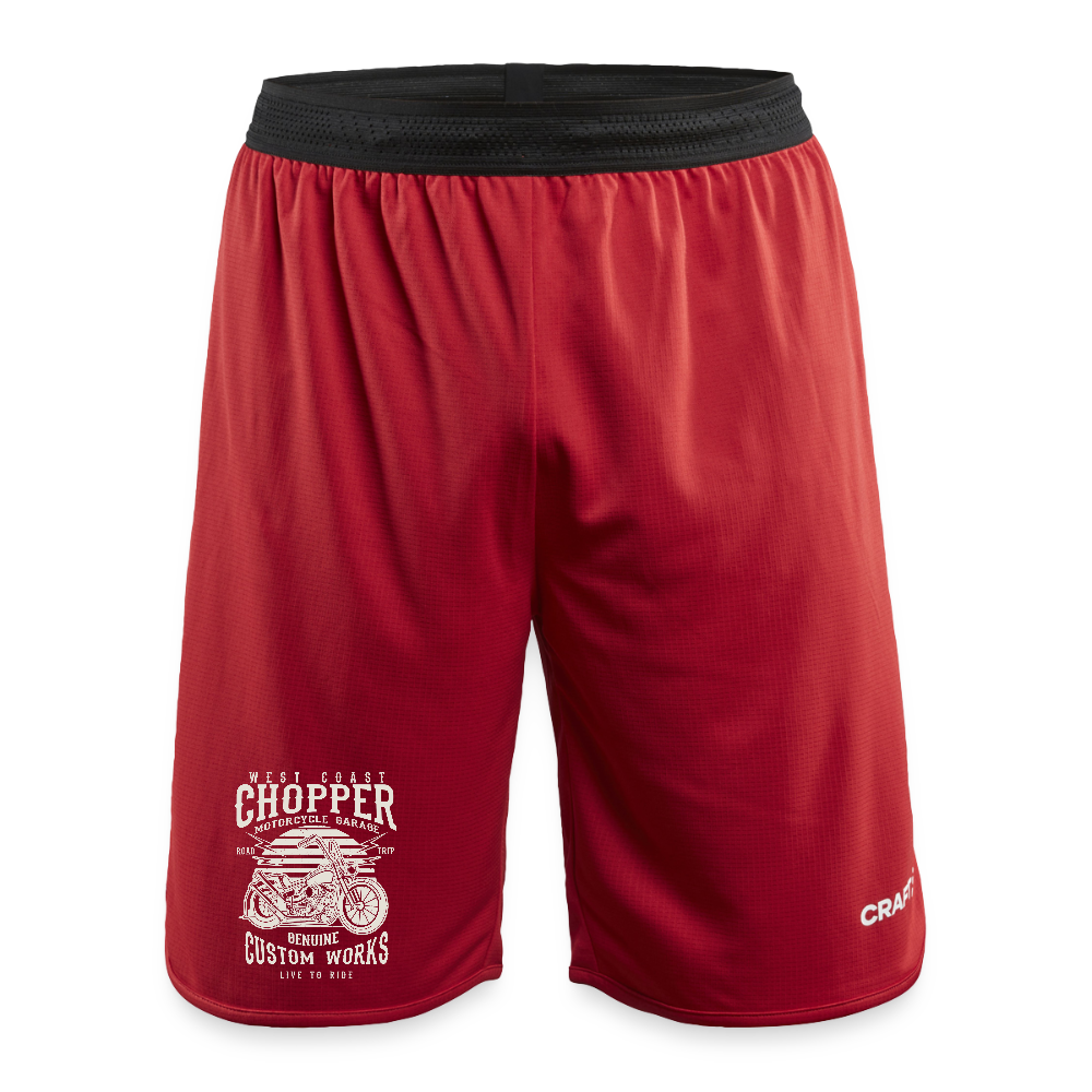 CRAFT Progress kinder-basketbalshorts - donkerrood