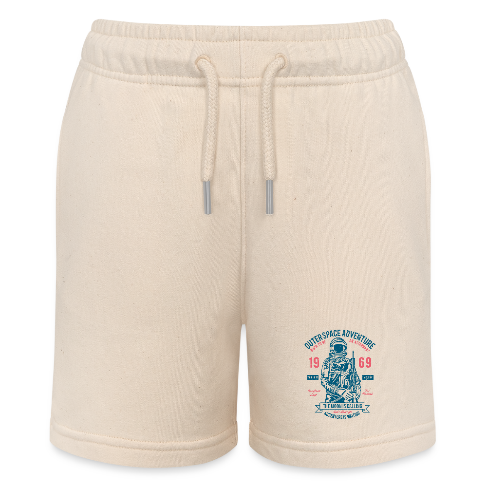 Stanley/Stella teenager bio-joggingshorts MINI BOLTER - witgrijs
