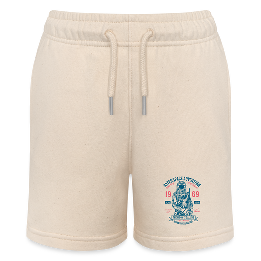 Stanley/Stella teenager bio-joggingshorts MINI BOLTER - witgrijs