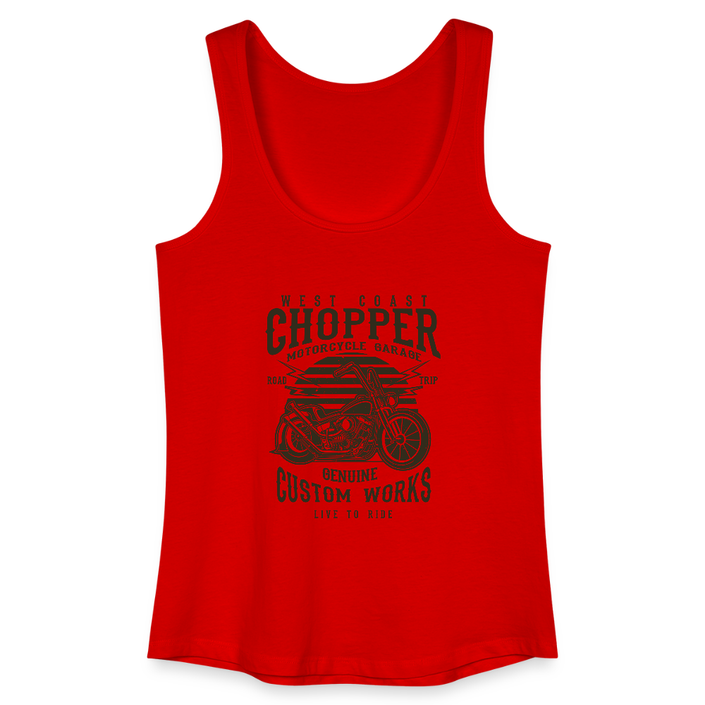 Vrouwen bio tanktop - rood