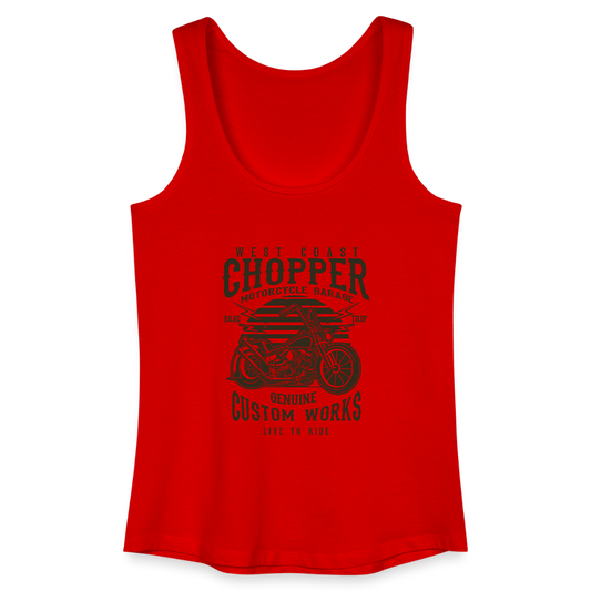 Vrouwen bio tanktop - rood