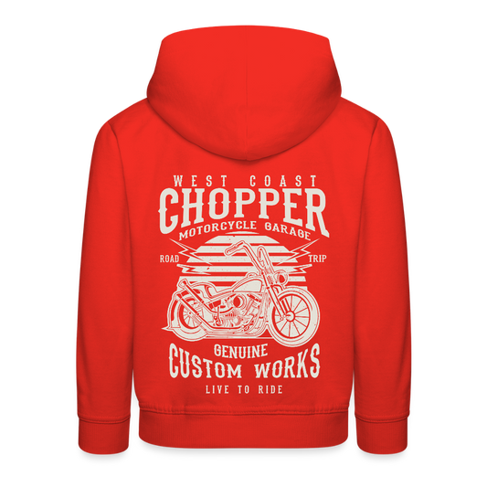 Kinderen trui Premium met capuchon - rood