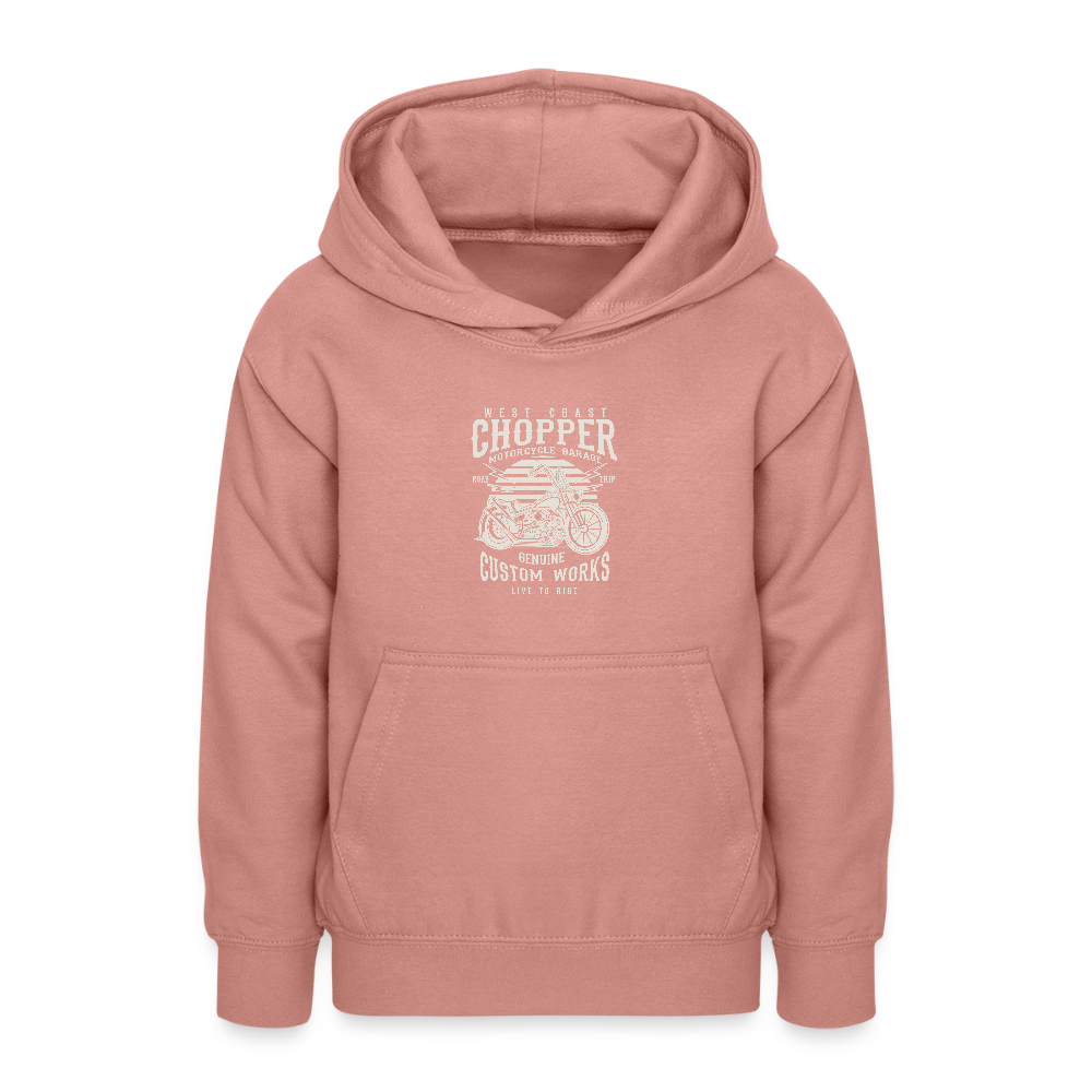 Teenager hoodie - altrosa