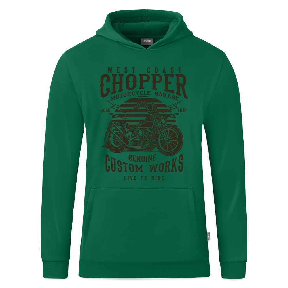 JAKO Teenager hoodie Organic - kelly groen