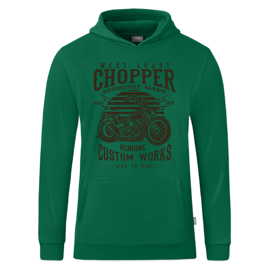 JAKO Teenager hoodie Organic - kelly groen