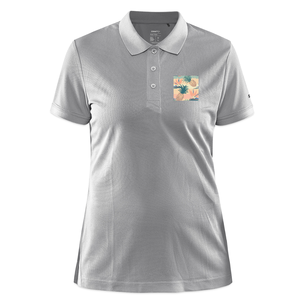 CRAFT Core Unify damespolo - grijs gemêleerd