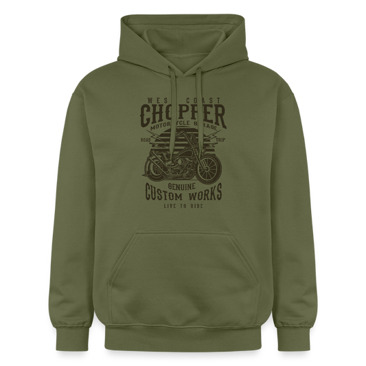 Gildan uniseks Softstyle® Midweight hoodie - militairgroen