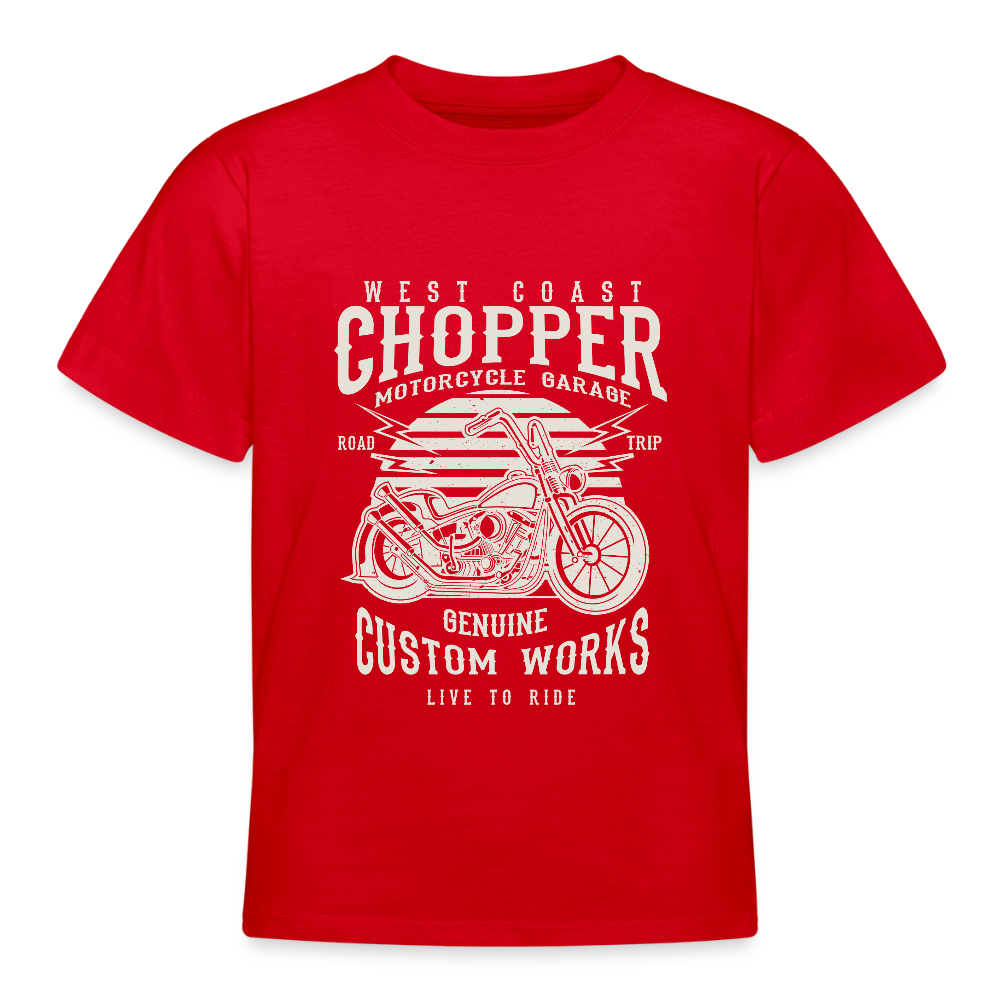 Teenager T-shirt - rood