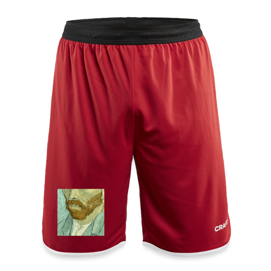 CRAFT Progress mannen basketbalshorts - donkerrood