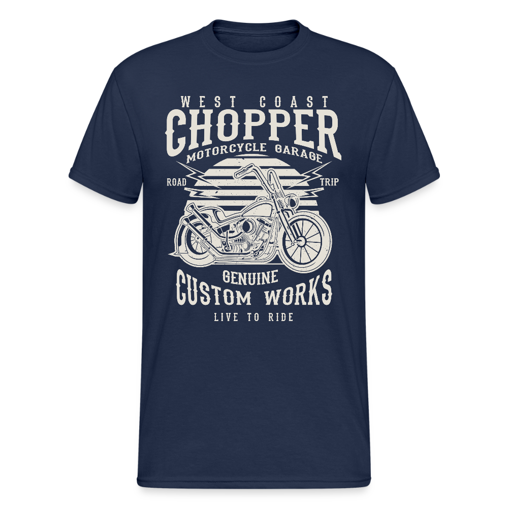 Mannen Gildan Heavy T-shirt - navy