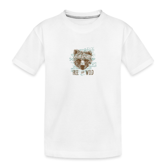Kinderen premium biologisch T-shirt - wit