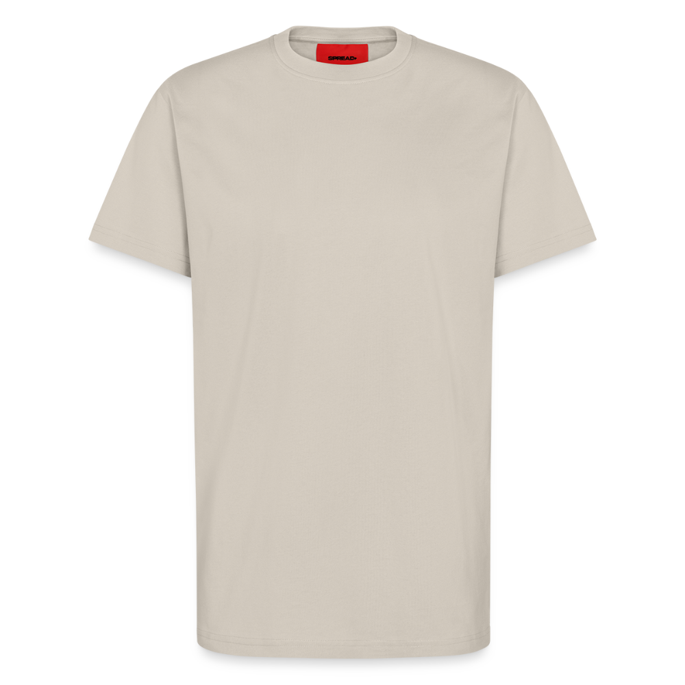 Organic relaxed T-shirt made in EU - WARM CLAY