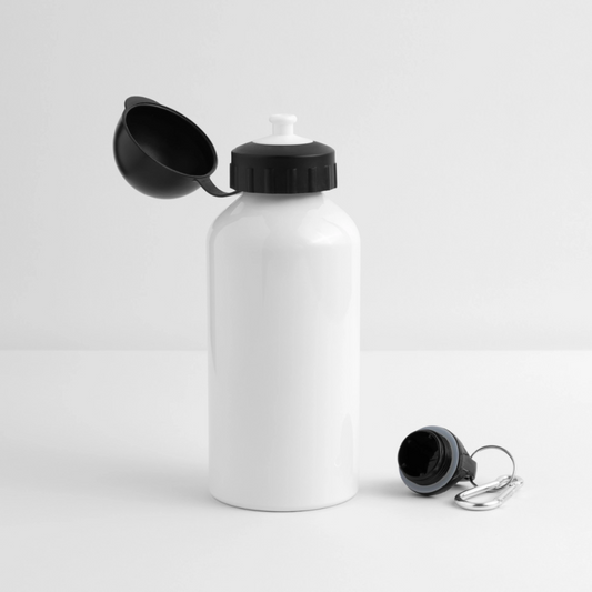 Drinkfles met verschillende sluitingen - wit