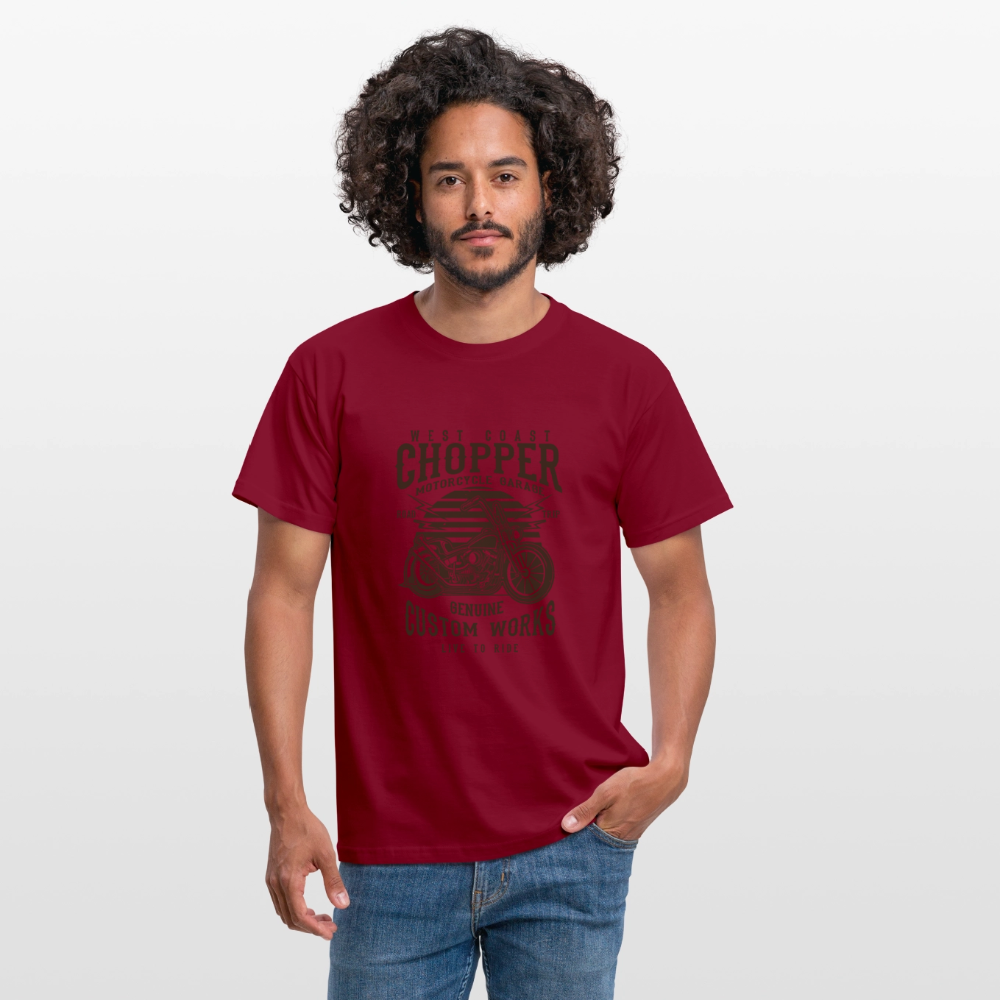Mannen T-shirt - steenrood