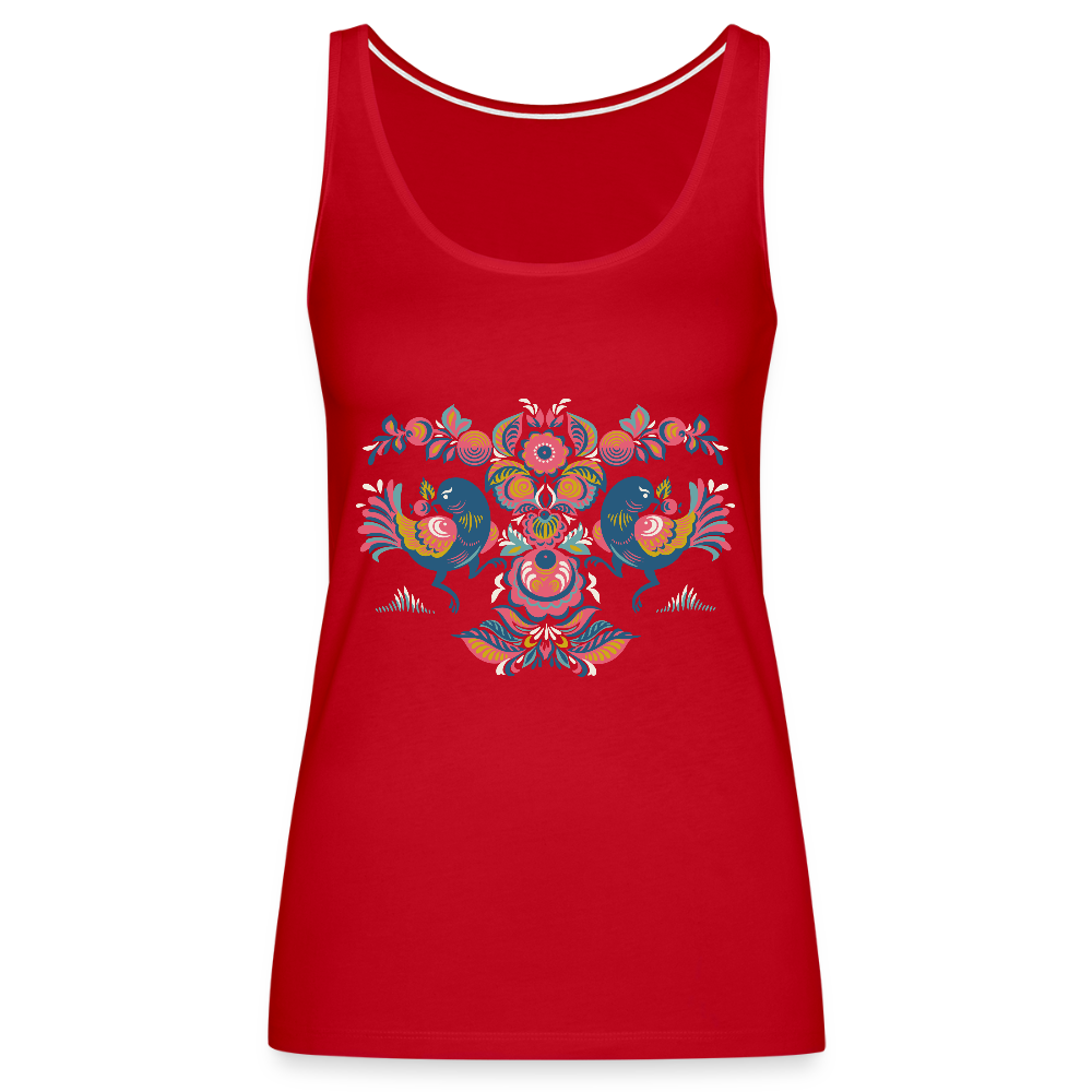 Vrouwen Premium tank top - rood