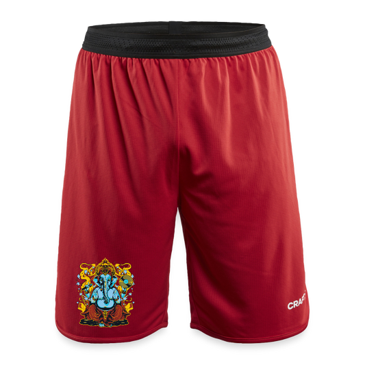 CRAFT Progress kinder-basketbalshorts - donkerrood