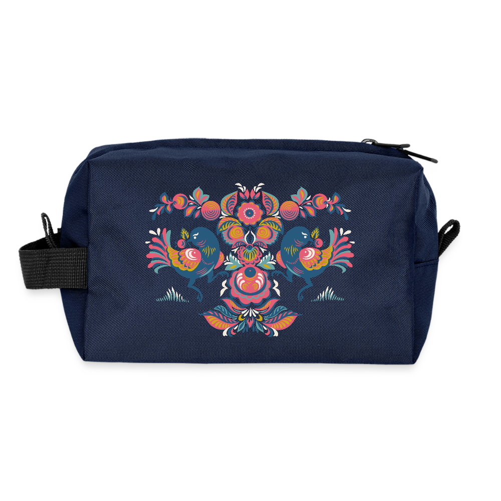 Gerecyclede toilettas - navy