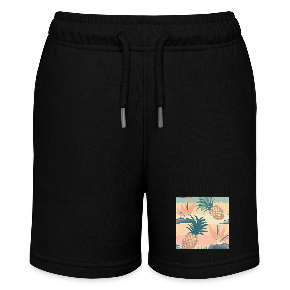 Stanley/Stella teenager bio-joggingshorts MINI BOLTER - zwart