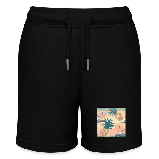 Stanley/Stella teenager bio-joggingshorts MINI BOLTER - zwart