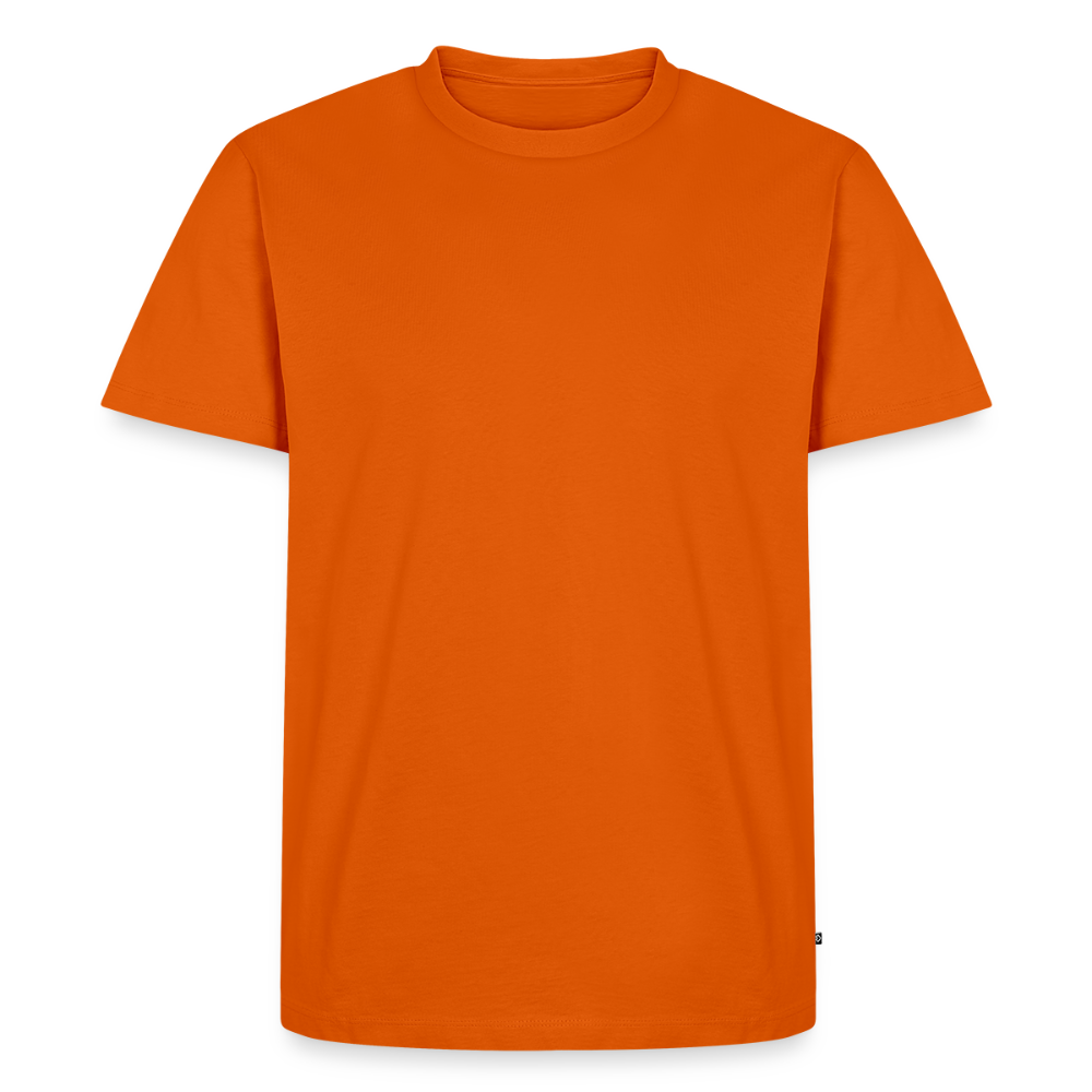 Mannen Premium T-shirt - oranje 