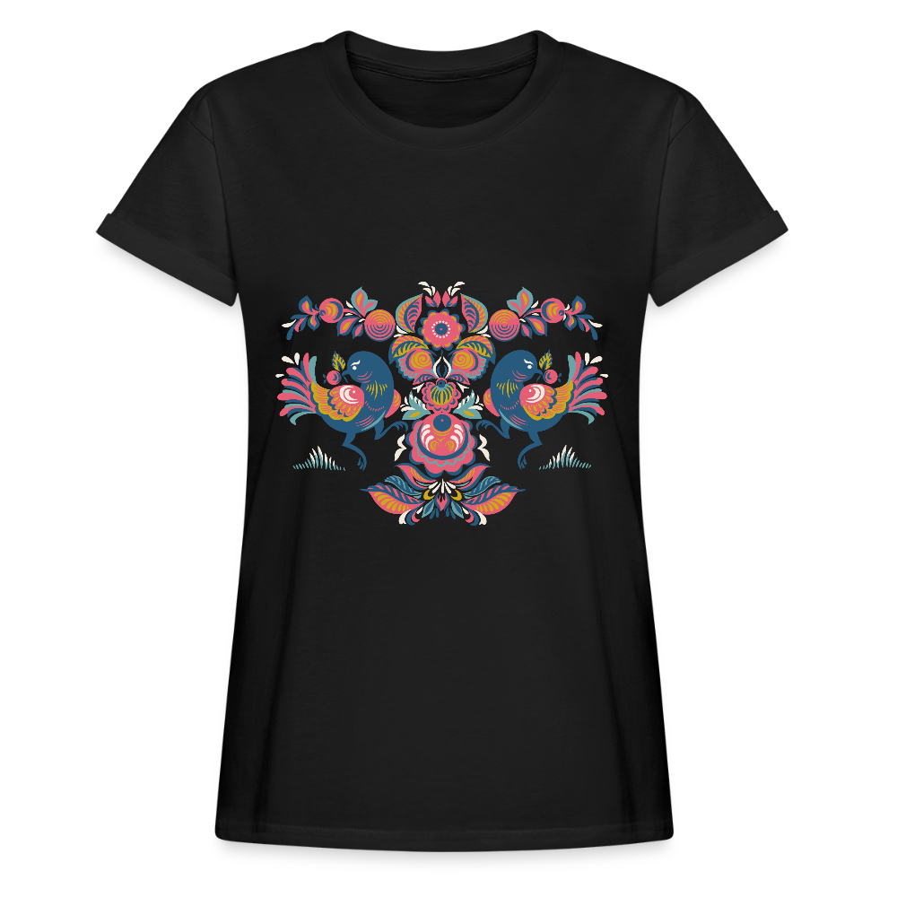 Vrouwen oversize T-shirt - zwart