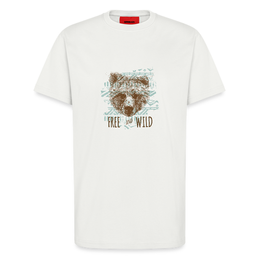 Organic relaxed T-shirt made in EU - OFF WHITE