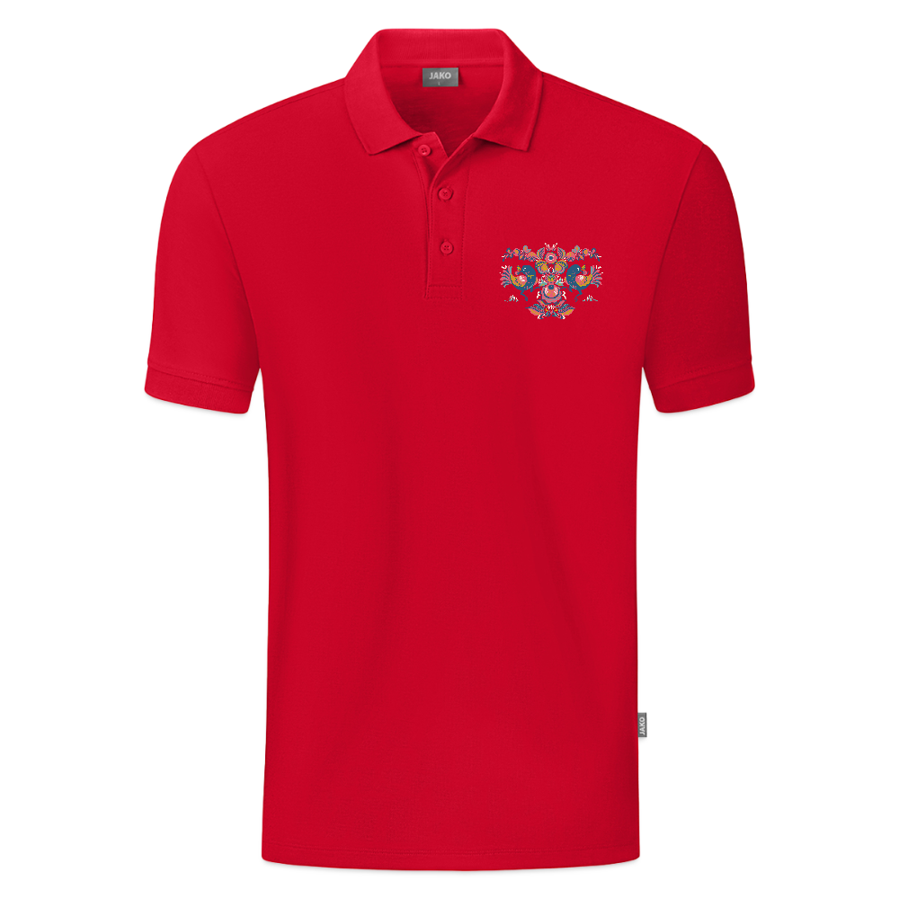 JAKO Mannen Polo Organic - rood
