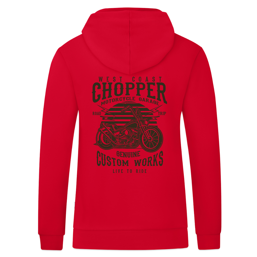 JAKO Ziphoodie Organic - rood