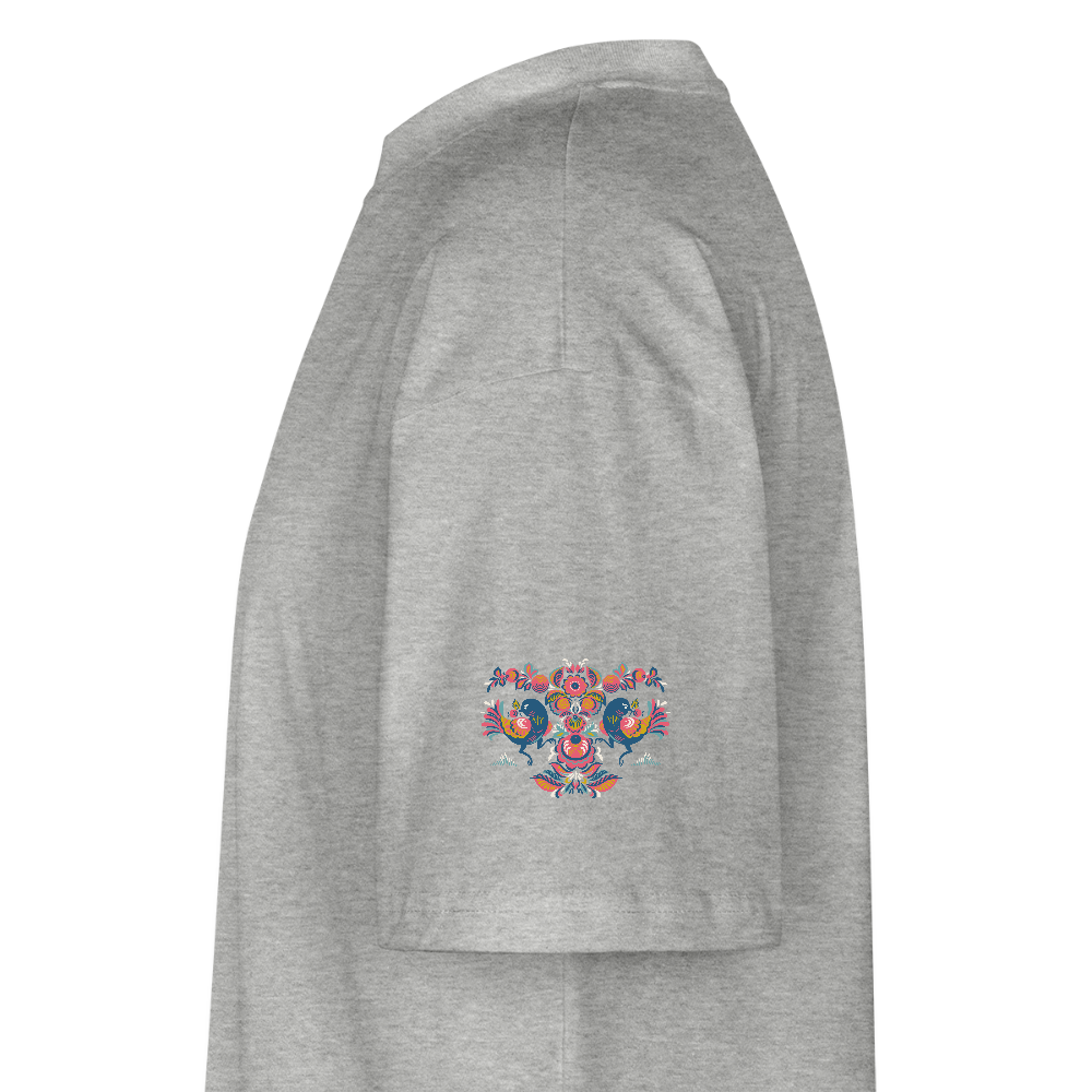 Stanley/Stella Uniseks oversized bio T-shirt Blaster - grijs gemêleerd