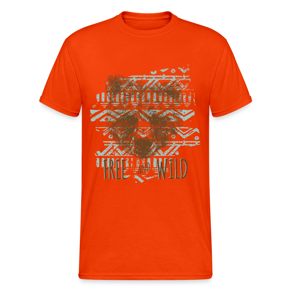 Mannen Gildan Heavy T-shirt - oranje