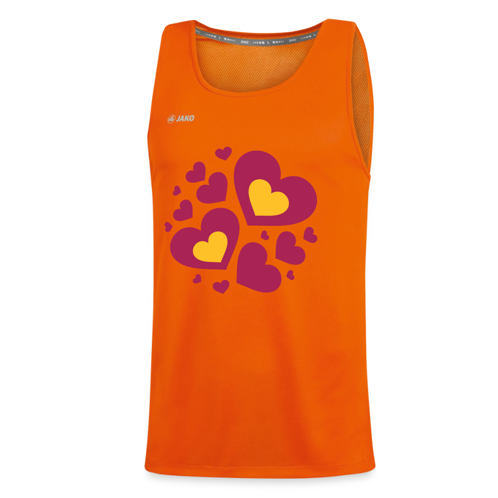 JAKO Teenager tanktop Run 2.0 - neonoranje