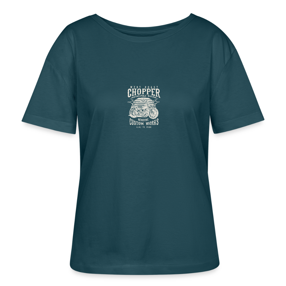 Stanley/Stella Relaxed vrouwen bio-T-shirt met ronde hals SERENA - donker petrol