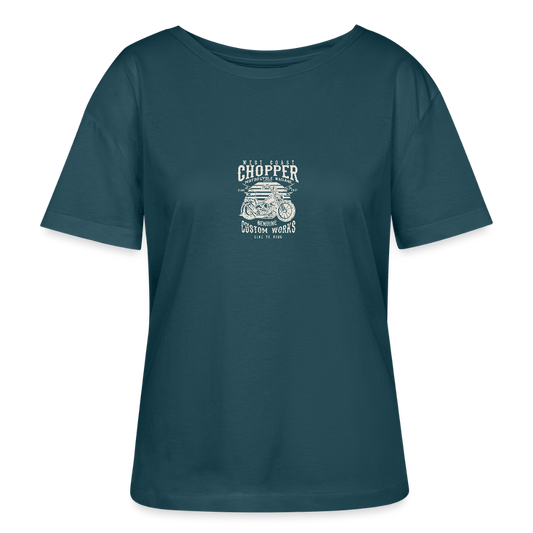 Stanley/Stella Relaxed vrouwen bio-T-shirt met ronde hals SERENA - donker petrol