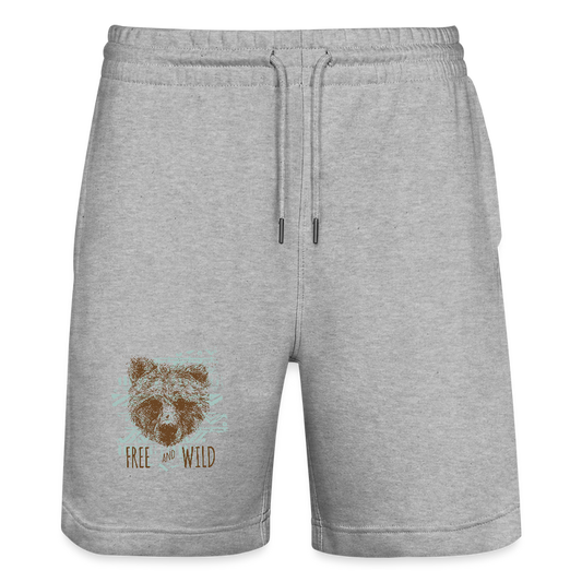 Stanley/Stella uniseks bio-joggingshorts Mover - grijs gemêleerd