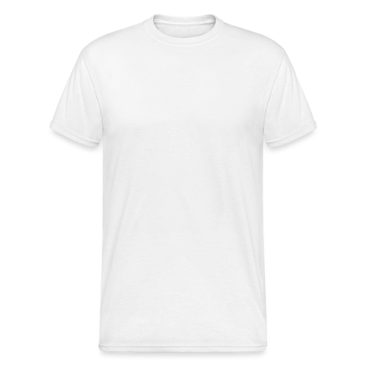 Mannen Gildan Heavy T-shirt - wit