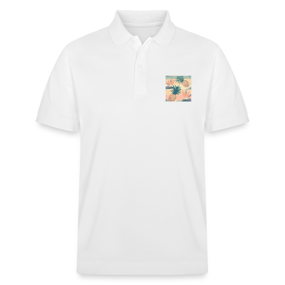 Stanley/Stella uniseks bio poloshirt PREPSTER - wit