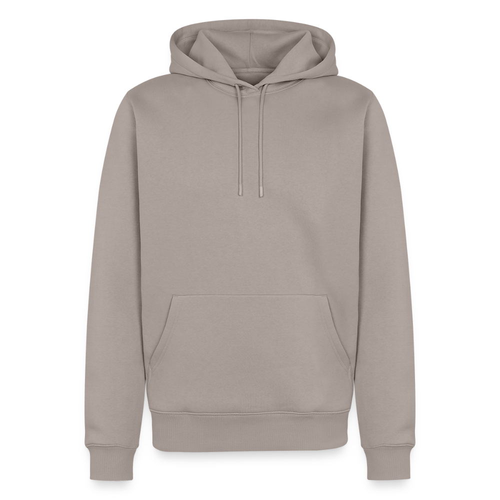 Mannen Premium hoodie - taupe
