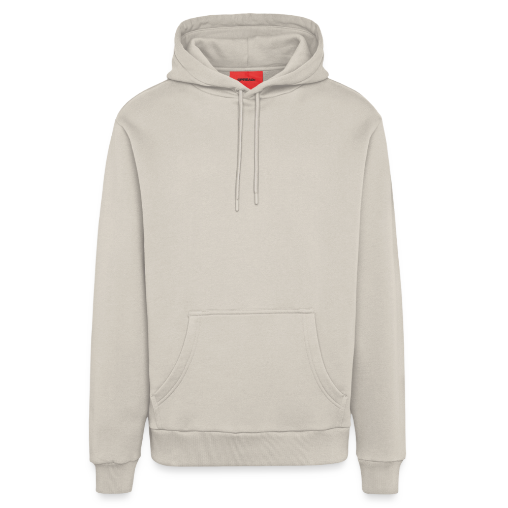 Organic relaxed hoodie made in EU - WARM CLAY