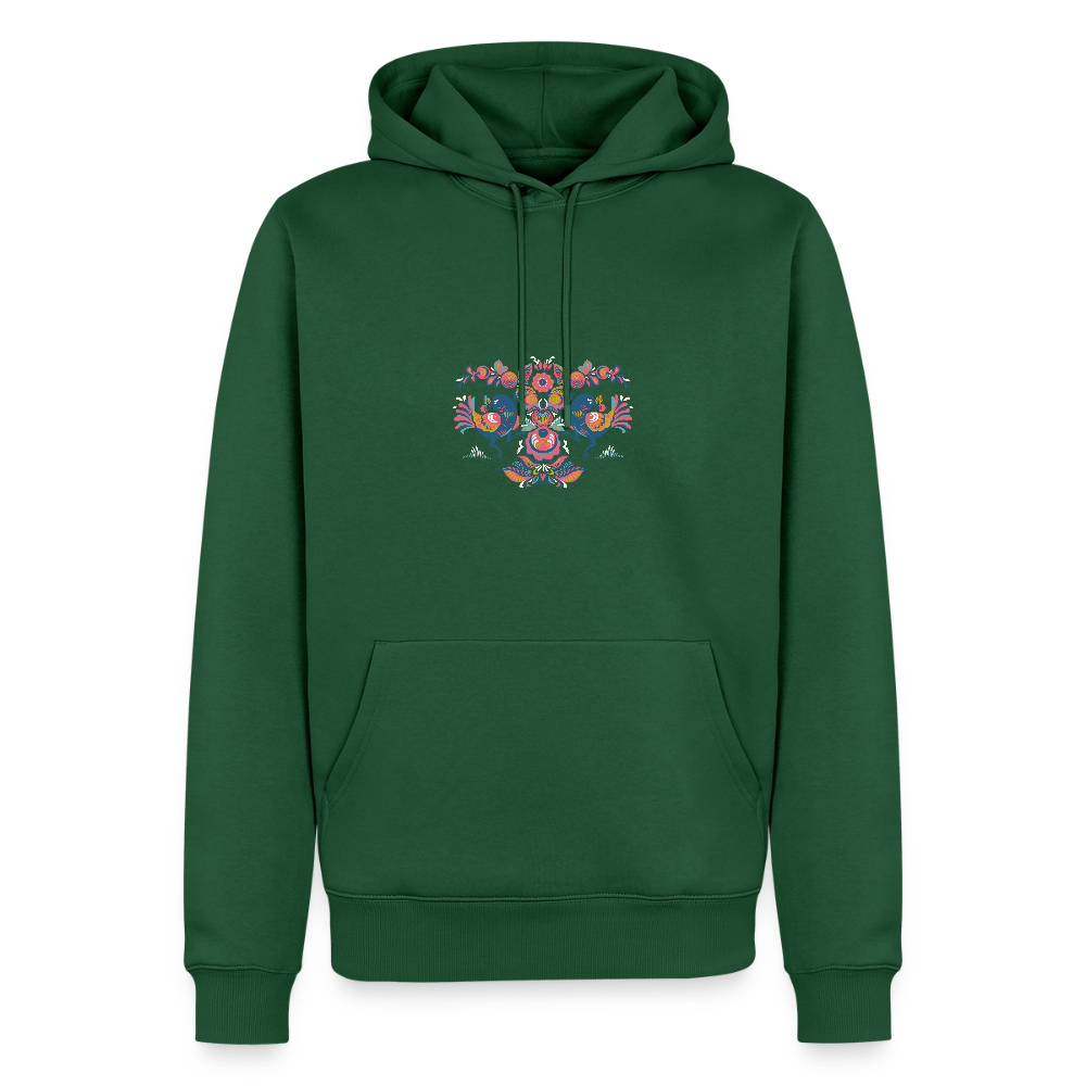 Mannen Premium hoodie - flesgroen