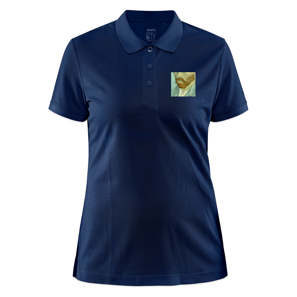 CRAFT Core Unify damespolo - navy gemêleerd