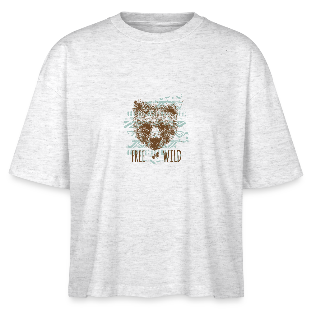 Stanley/Stella Vrouwen Boxy bio-T-shirt Nova - heather wit