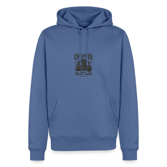 Mannen Premium hoodie - duifblauw
